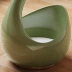 Sculptural Matcha Lacquer Multifunctional Pet-Friendly Side Table