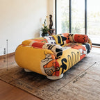 Sculptural Modular Graffiti Sofa With Rounded Silhouette for Open Living Spaces Dimensions
