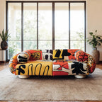 Sculptural Modular Graffiti Sofa With Rounded Silhouette for Open Living Spaces Main Product Image