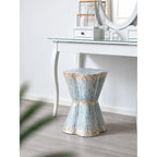 Sculptural Mother of Pearl Side Table with Handlaid Shell Mosaic