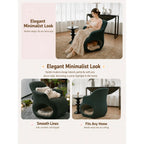 Sculptural Multifunctional Pet-Friendly Accent Chair with Cozy Cat Nook