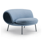 Sculptural Multifunctional Pet-Friendly Accent Chair with Curved Cocoon Form