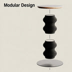 Sculptural Multifunctional Pet-Friendly Side Table With Cat Scratcher