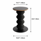 Sculptural Multifunctional Pet-Friendly Side Table With Cat Scratcher Dimensions