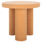 Sculptural Natural Cork Stool and Cork Side Table Series for Wabi-Sabi Interiors