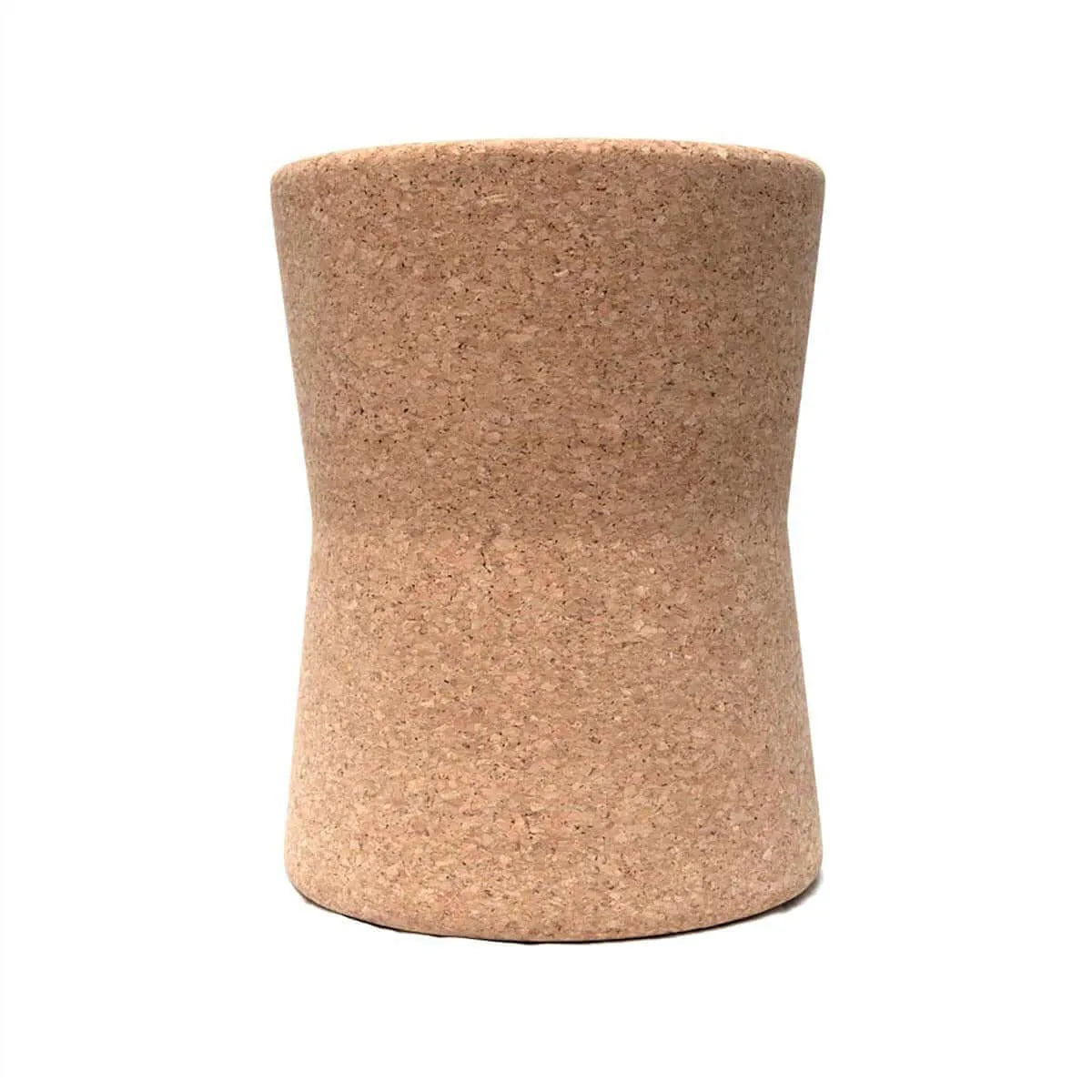 Sculptural Natural Cork Stool and Cork Side Table Series for Wabi-Sabi Interiors