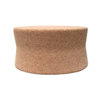 Sculptural Natural Cork Stool and Cork Side Table Series for Wabi-Sabi Interiors
