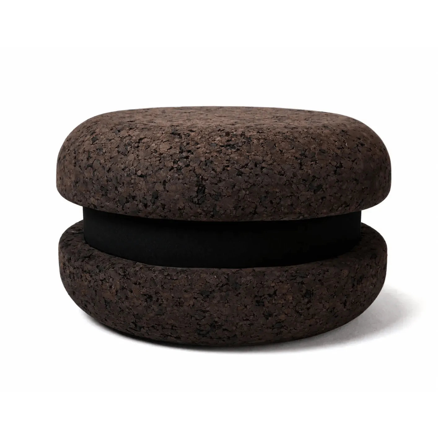 Sculptural Natural Cork Stool and Cork Side Table Series for Wabi-Sabi Interiors