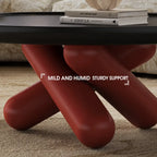 Sculptural Nesting Coffee Table Set in Piano Lacquer, Tiered Artful Form
