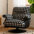 Sculptural Polka Dot Chair Lounge Series With Swivel or Fixed Base