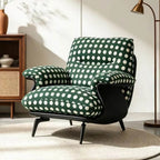 Sculptural Polka Dot Chair Lounge Series With Swivel or Fixed Base