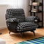 Sculptural Polka Dot Chair Lounge Series With Swivel or Fixed Base