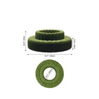 Sculptural Ring Round Sofa in Nappa Leather for Lobby Lounge Spaces