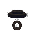 Sculptural Ring Round Sofa in Nappa Leather for Lobby Lounge Spaces