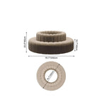 Sculptural Ring Round Sofa in Nappa Leather for Lobby Lounge Spaces