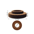 Sculptural Ring Round Sofa in Nappa Leather for Lobby Lounge Spaces