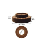 Sculptural Ring Round Sofa in Nappa Leather for Lobby Lounge Spaces