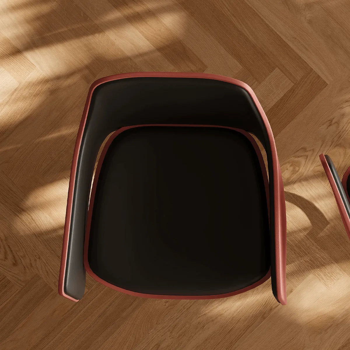Sculptural Saddle Leather Bar Stool with Swivel Lift and Wraparound Back