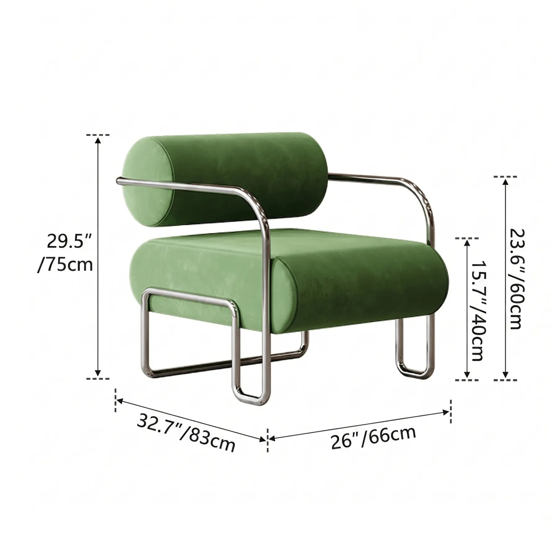 Sculptural Stainless Steel Chairs with Corduroy Upholstery in Retro Hues