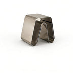 Sculptural Stainless Steel Coffee Table Set with Modular Storage & Cable Management