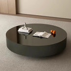 Sculptural Stainless Steel Coffee Table with Matte and Mirror Finishes