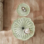 Sculptural Tiered Coffee Table Set in Green Stone and White Oak