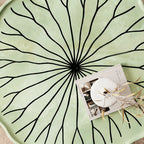 Sculptural Tiered Coffee Table Set in Green Stone and White Oak