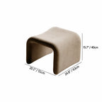 Sculptural Velvet Etcetera Chair and Ottoman for Reading Nooks