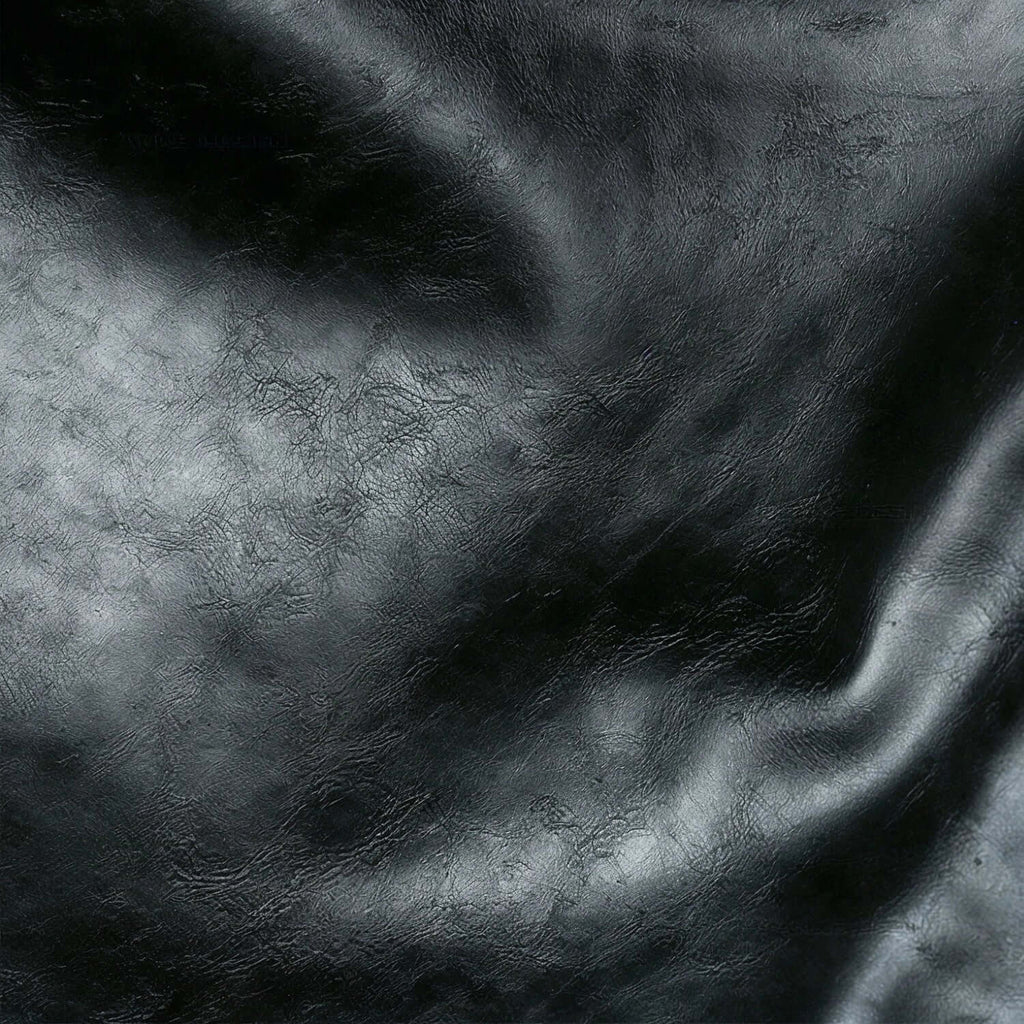 Set Of 2 Black PU Leather Dining Chairs With Gold Metal Frame