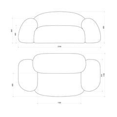 Shaggy Pink Yeti Sofa - Voluminous Cloud Shape