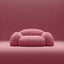Shaggy Pink Yeti Sofa - Voluminous Cloud Shape Main Product Image