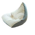 Shark-Shaped Flannel Bean Bag Chair with Removable Cover