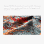 Silk Jacquard Caterpillar Sofa Chair - Abstract Colors