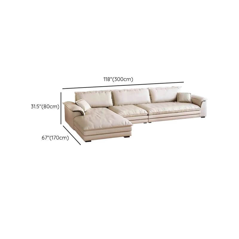 Durable Cream Upholstery Sofa