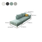 Natural finish wooden frame of the lounge set