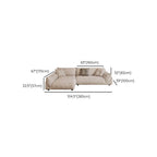 Modern Ivory Sofa for Living Room