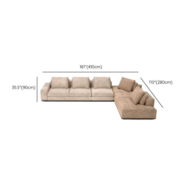 Elegant U-Shape Sofa Arrangement