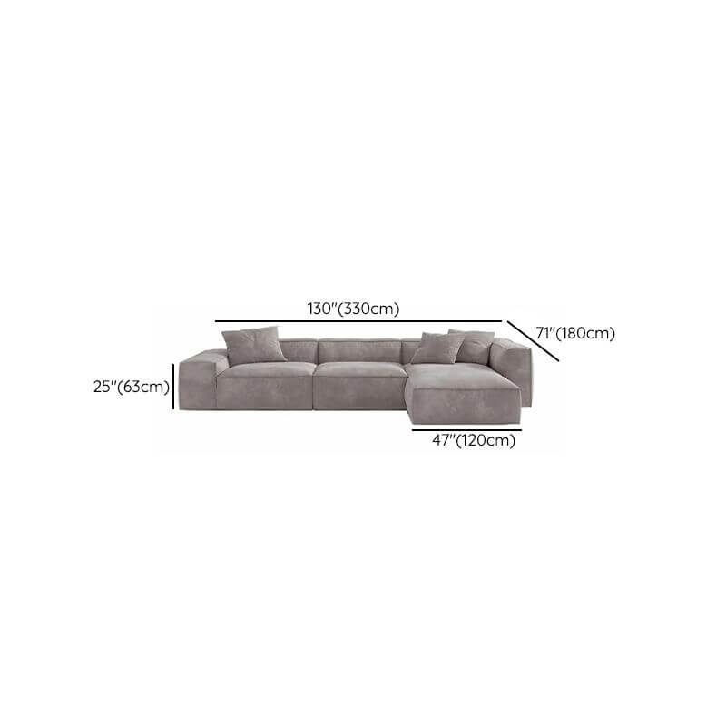 4 Pc U-Shape Parlor Sofa Recliner front view