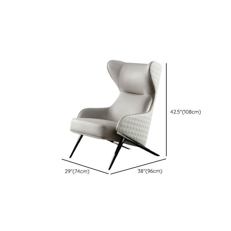 Comfortable Non-Reclining Wingback Chair