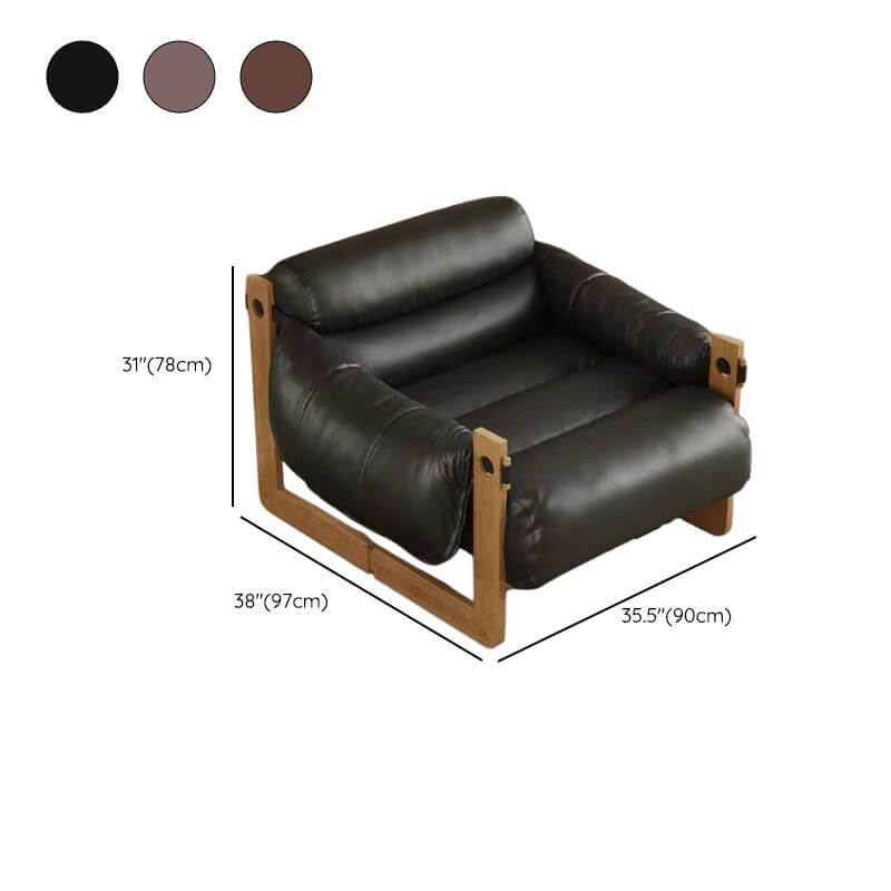 art deco solid color arm chair