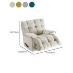 Dark blue chenille accent chair for contemporary interiors