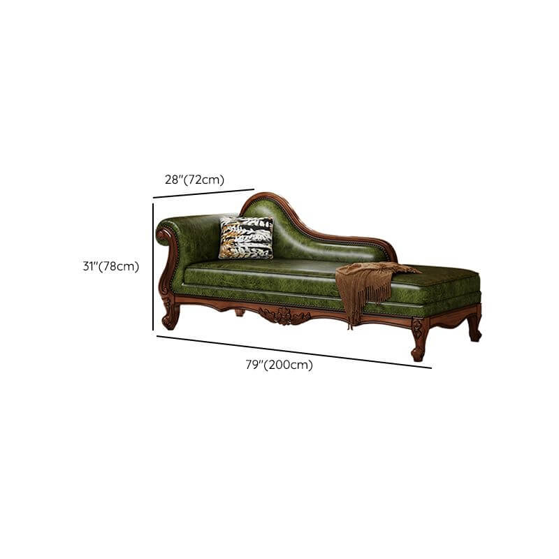 Durable wooden frame chaise lounge