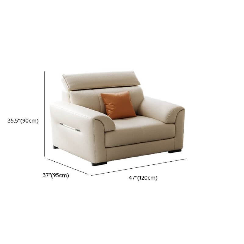 Plush Cushioning of Sofa