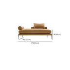 Solid color faux leather sitting room bench