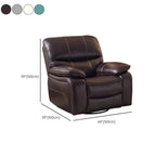 Blue reclining chair in living room