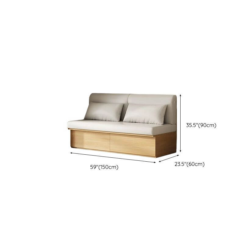 Sofa with hidden storage compartment