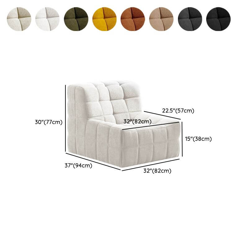 Beige tufted side chair in modern decor