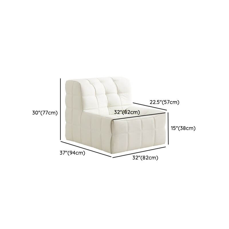 Stylish biscuit back design of side chair
