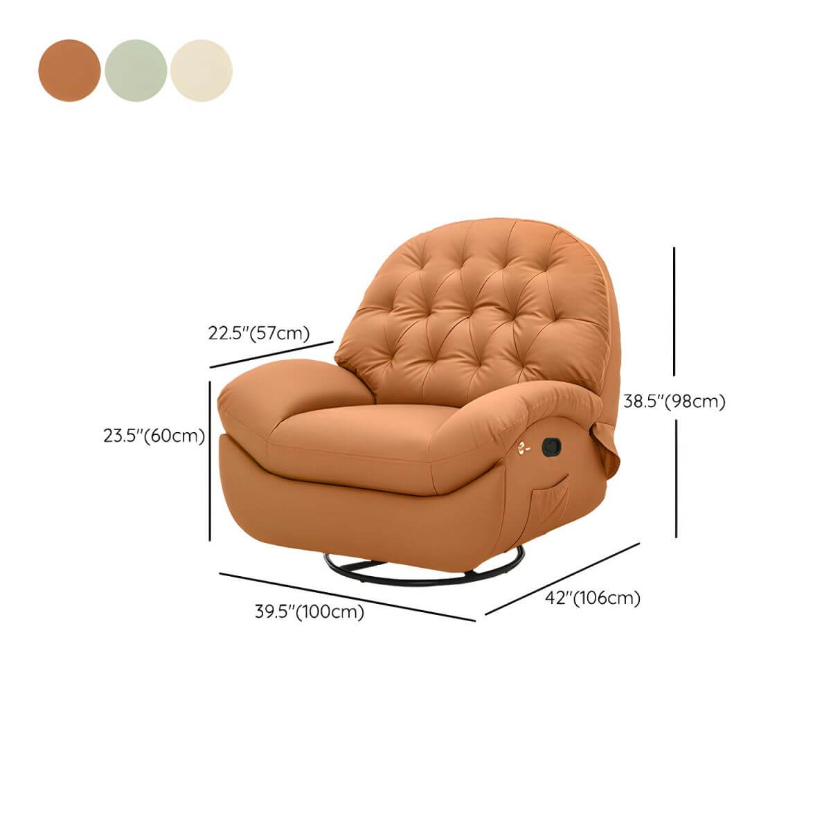 Versatile rocking chair for living room interior