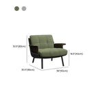 Stylish armrest of the arm chair